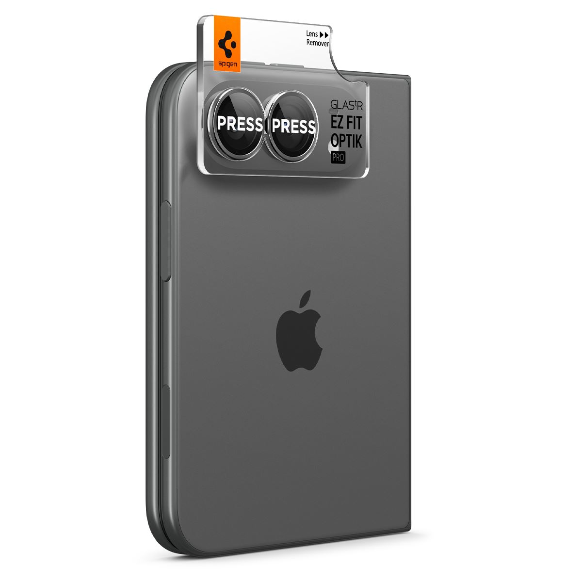 Spigen Glass tR EZ Fit Optik Pro 2 Pack, white - iPhone Duo (6)