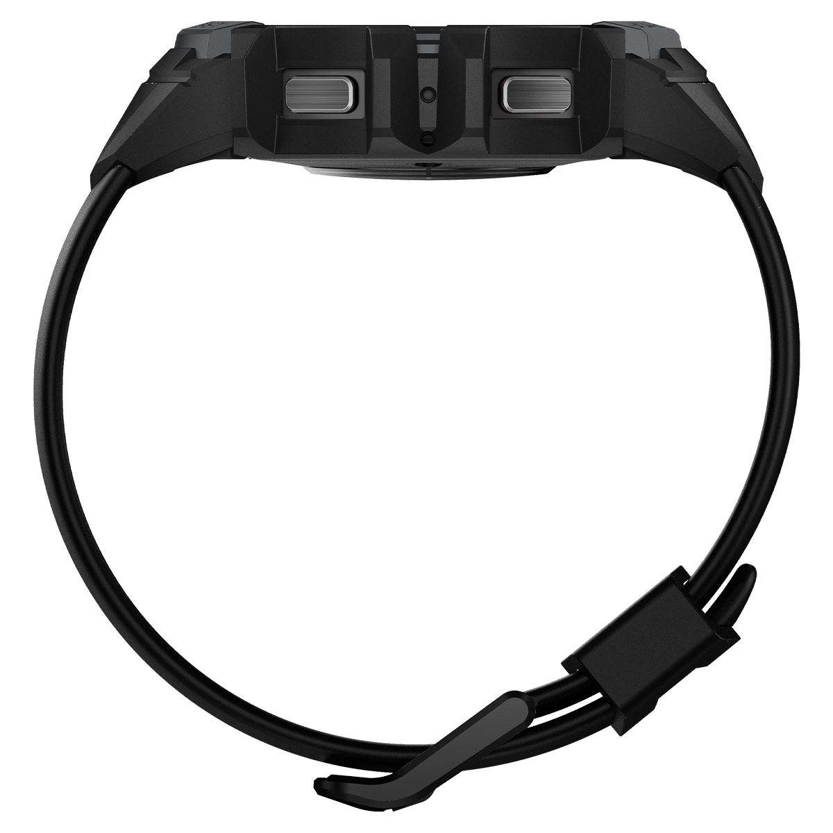Spigen Rugged Armor Pro, charcoal gray - Samsung Galaxy Watch5/Watch4 44mm (9)