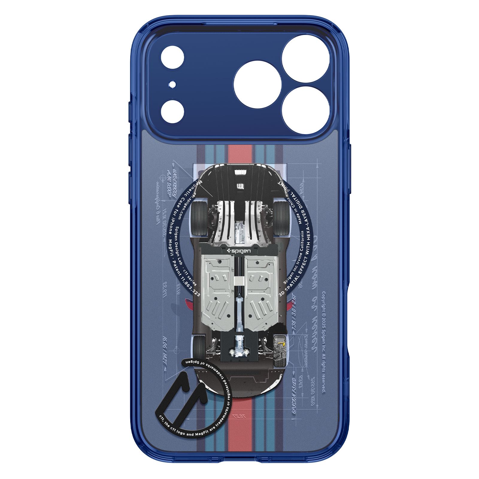 Spigen c11 Ultra Hybrid MagSafe, le mans - iPhone 17 Pro Max (4)