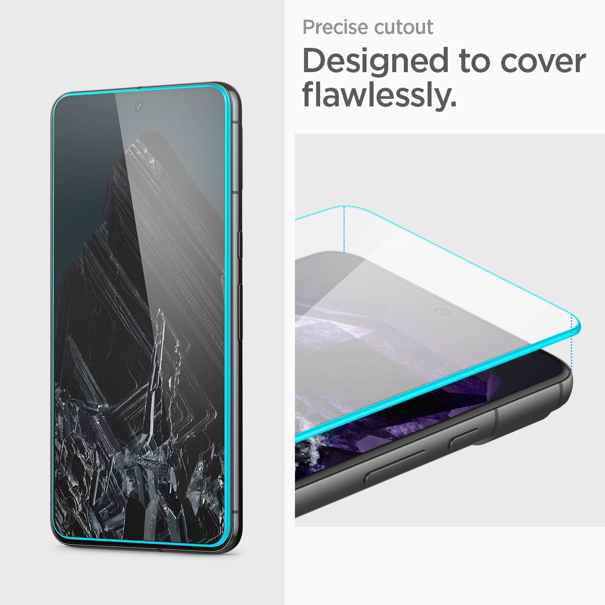 Spigen Glass tR AlignMaster 2 Pack - Google Pixel 8 Pro (6)