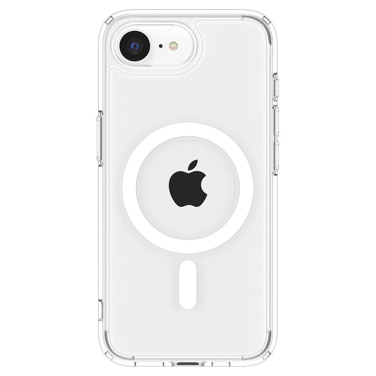 Spigen Ultra Hybrid MagSafe, clear white - iPhone 16e (2)