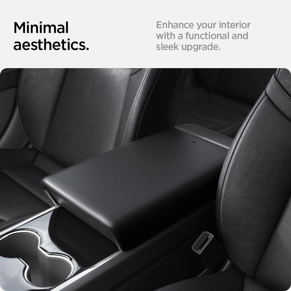 Spigen Tesla Armrest Cushion, black - Tesla Model Y/3 (10)