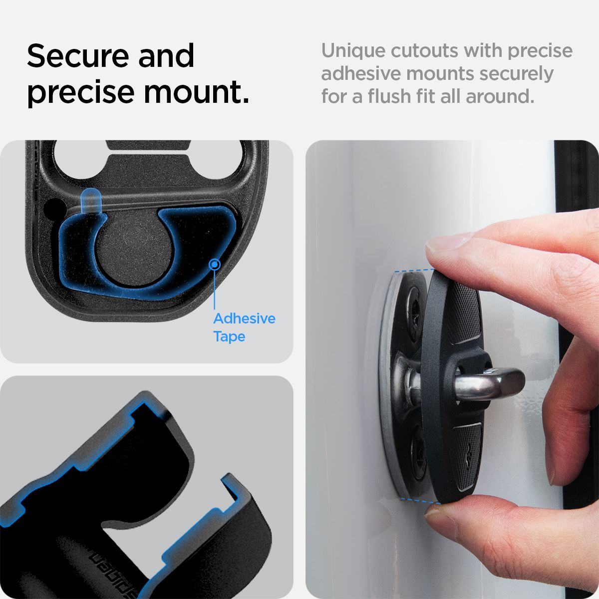 Spigen Tesla Door Lock Cover, black - Tesla Model Y/3 (17)
