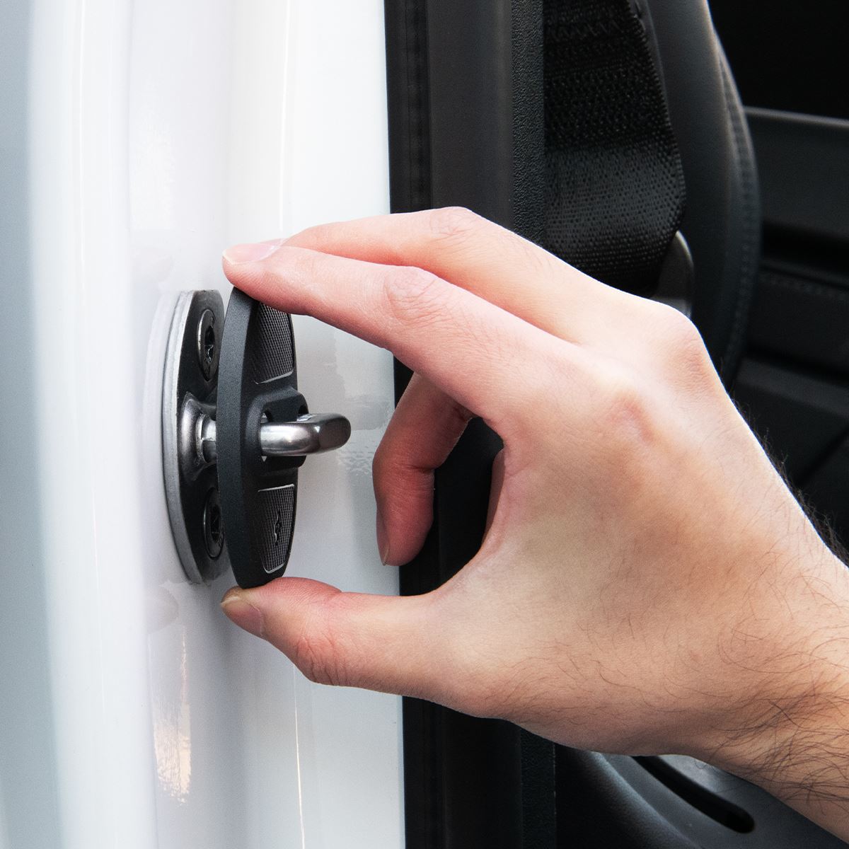 Spigen Tesla Door Lock Cover, black - Tesla Model Y/3 (5)