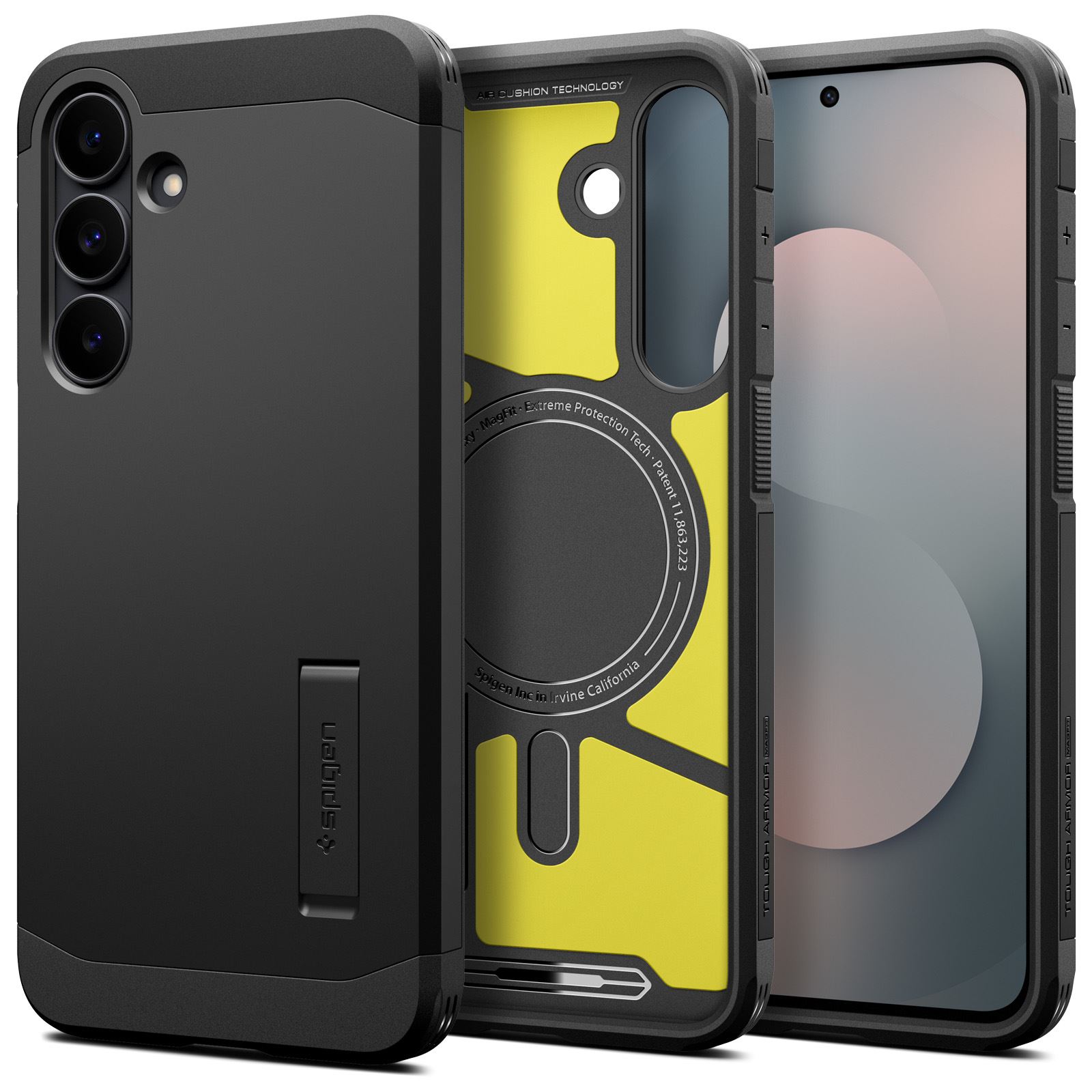 Spigen Tough Armor MagSafe, black - Samsung Galaxy S25 FE (8)