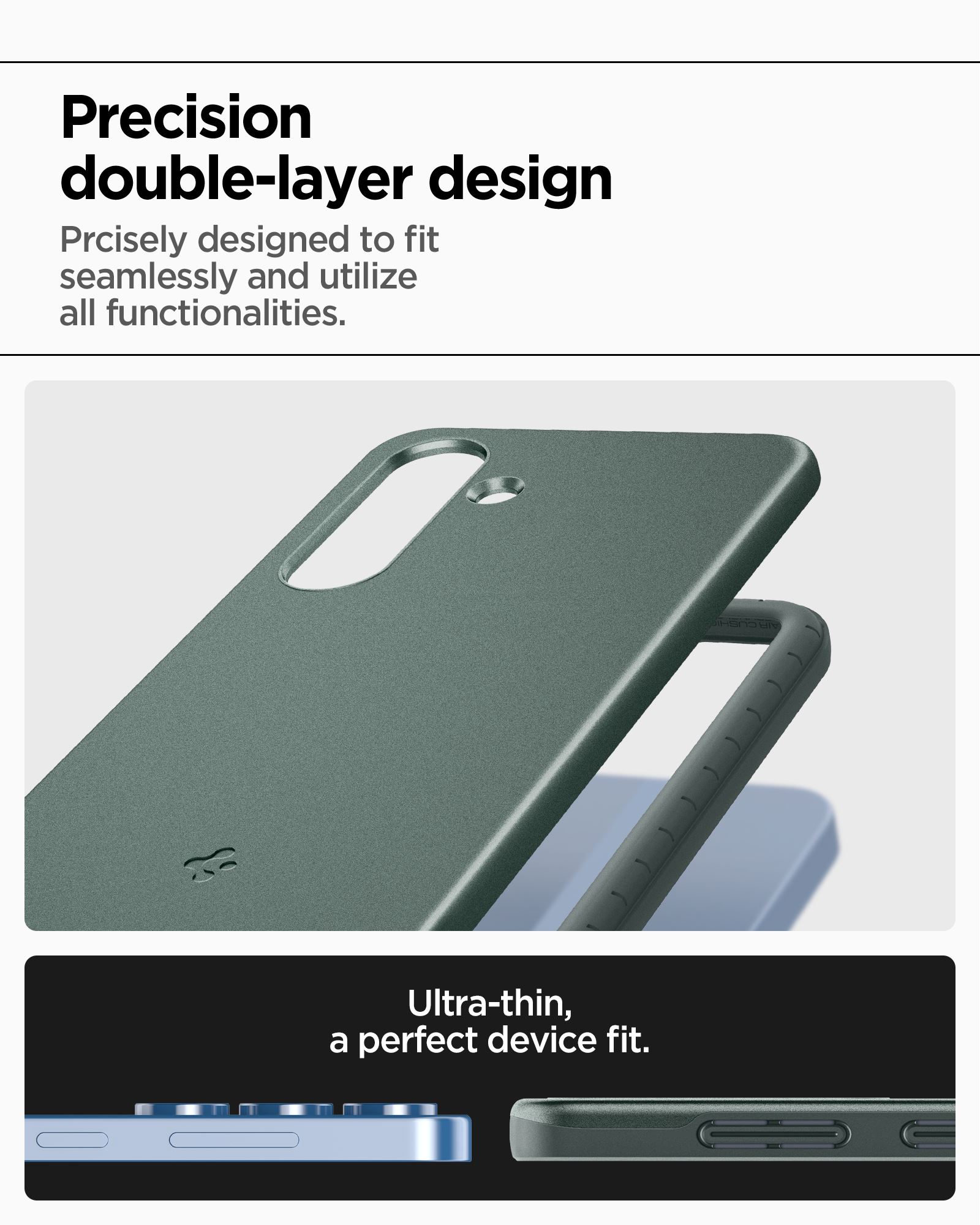 Spigen Thin Fit MagSafe, abyss green - Samsung Galaxy S25 (17)
