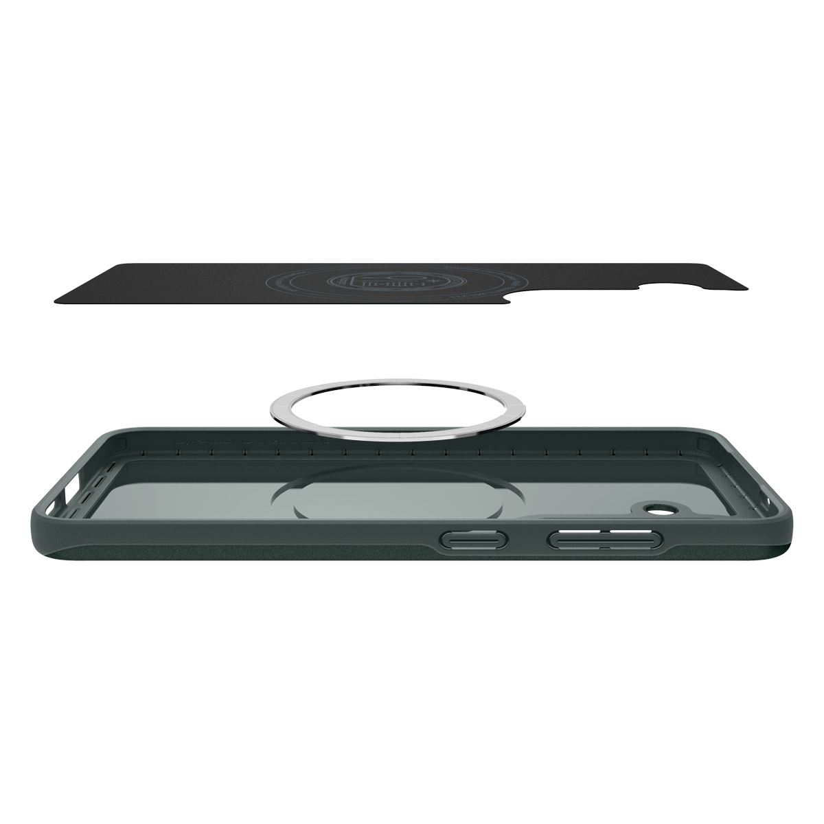 Spigen Thin Fit MagSafe, abyss green - Samsung Galaxy S25 (7)