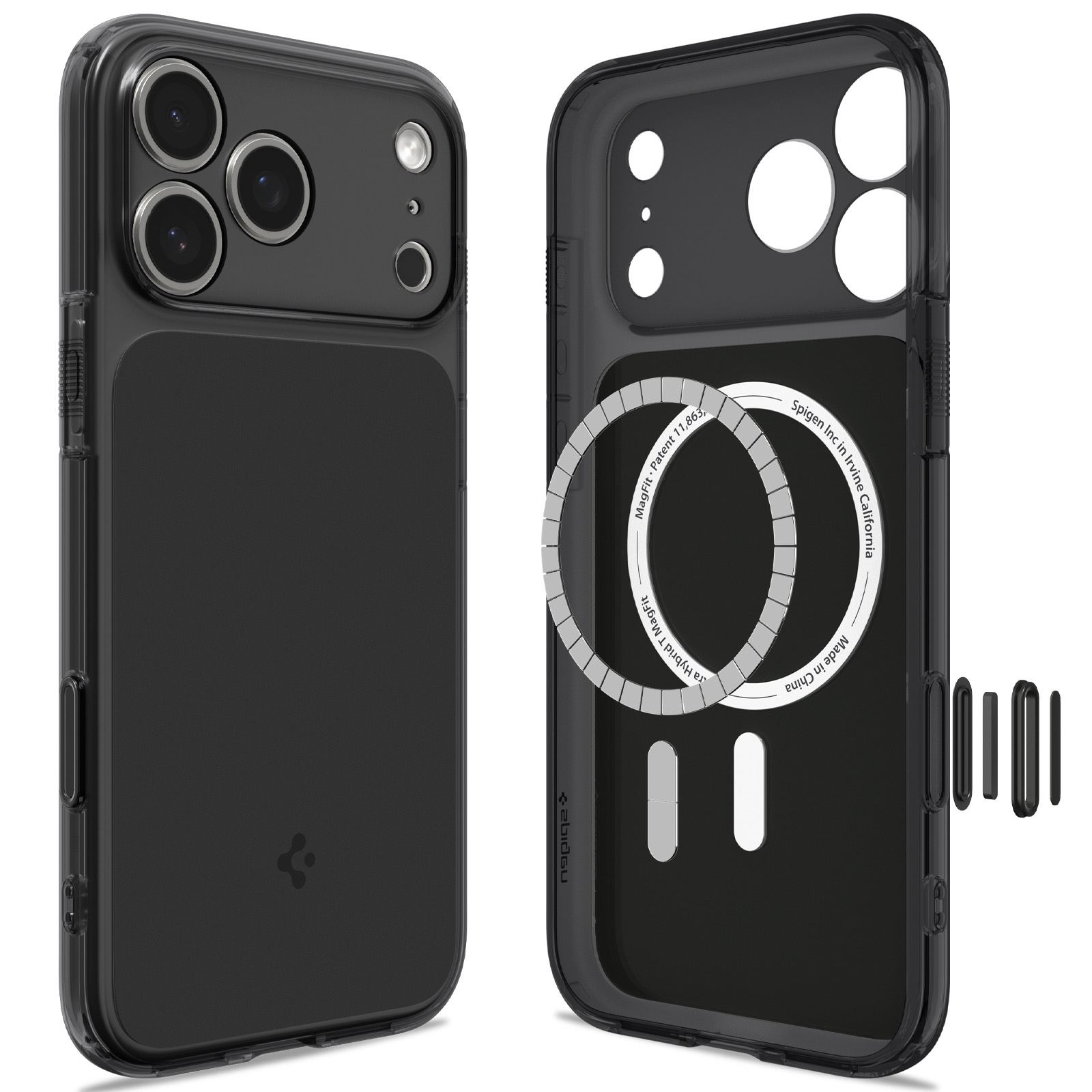 Spigen Ultra Hybrid T MagSafe, matte black - iPhone 18 Pro/17 Pro (2)