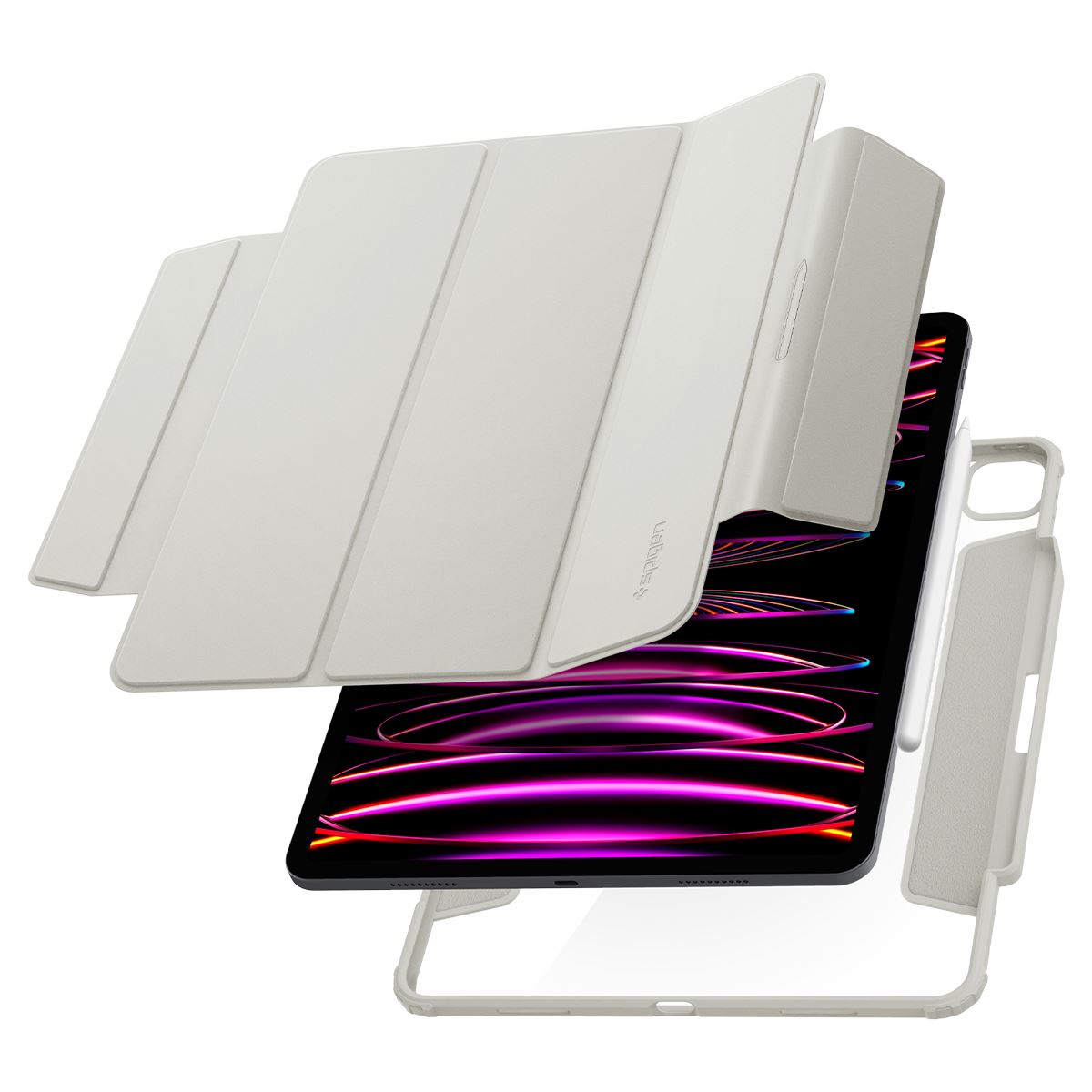 Spigen Air Skin Pro, gray - iPad Pro 12.9" (22/21)  (2)
