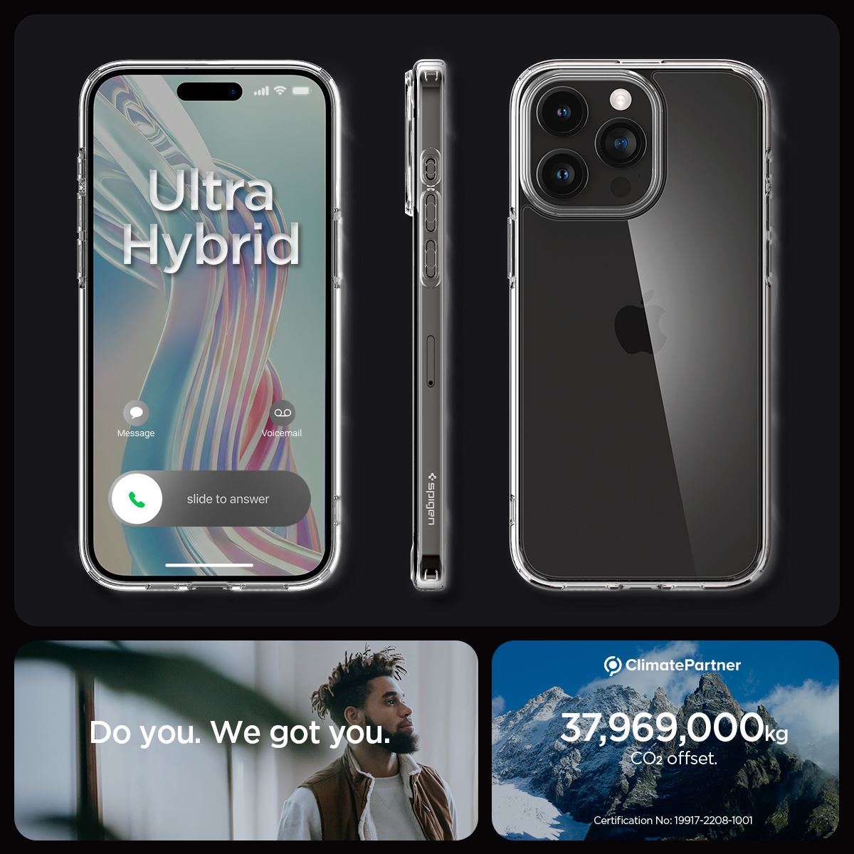 Spigen Crystal Hybrid, crystal clear - iPhone 15 Pro (15)