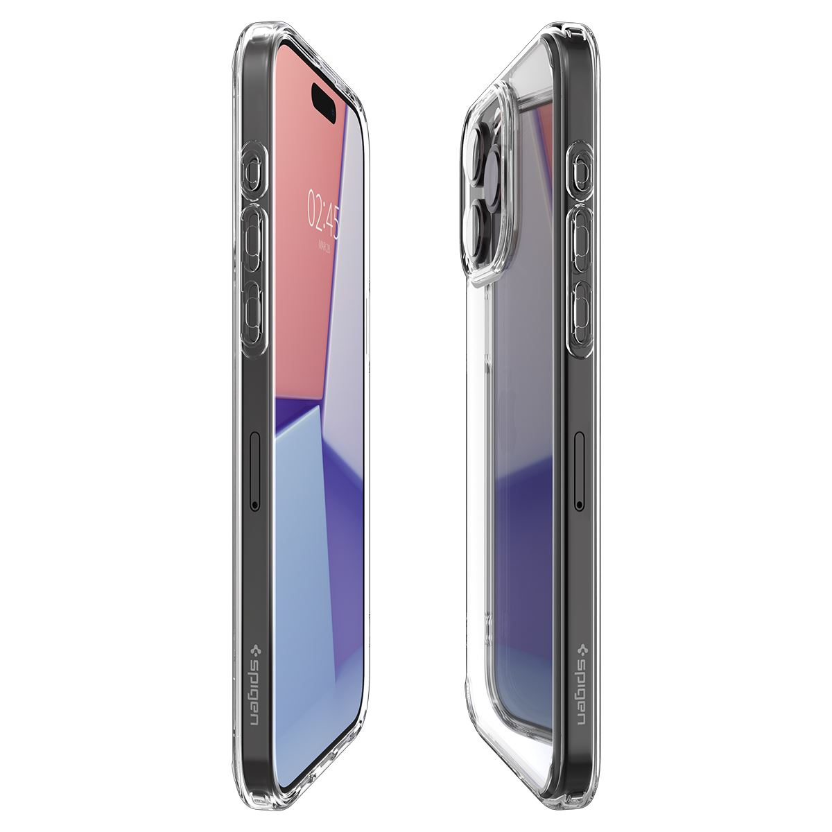 Spigen Crystal Hybrid, crystal clear - iPhone 15 Pro (9)