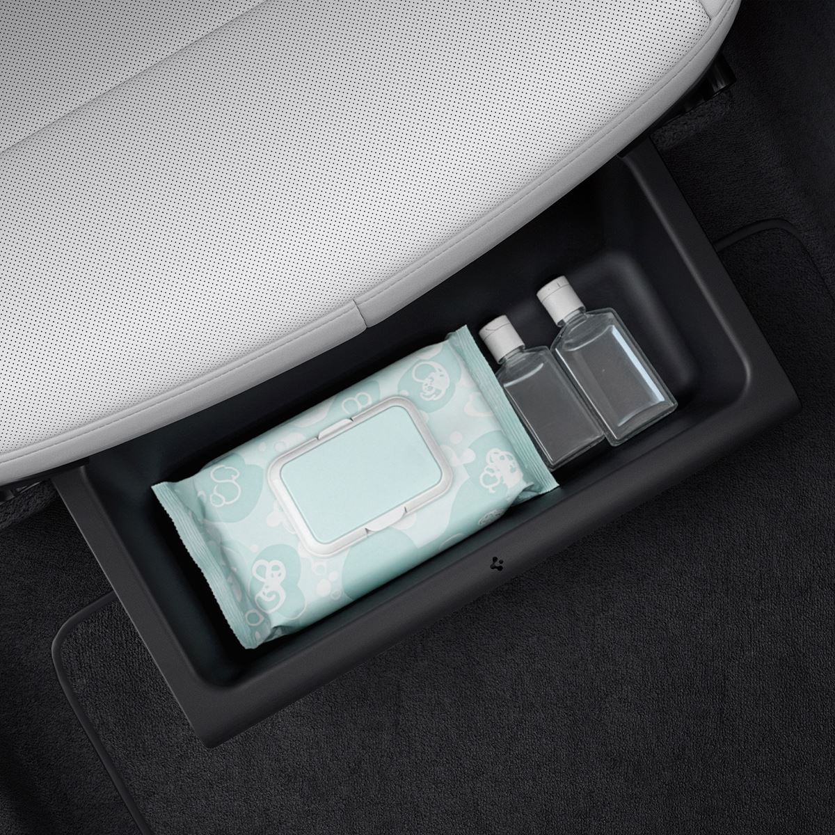 Spigen Tesla Underseat Storage Organizer 2 Pack, black - Tesla Model Y(Juniper) (10)