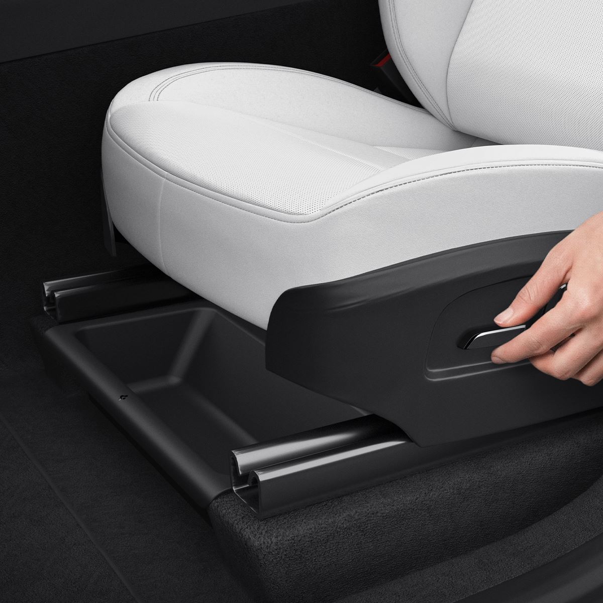 Spigen Tesla Underseat Storage Organizer 2 Pack, black - Tesla Model Y(Juniper) (7)