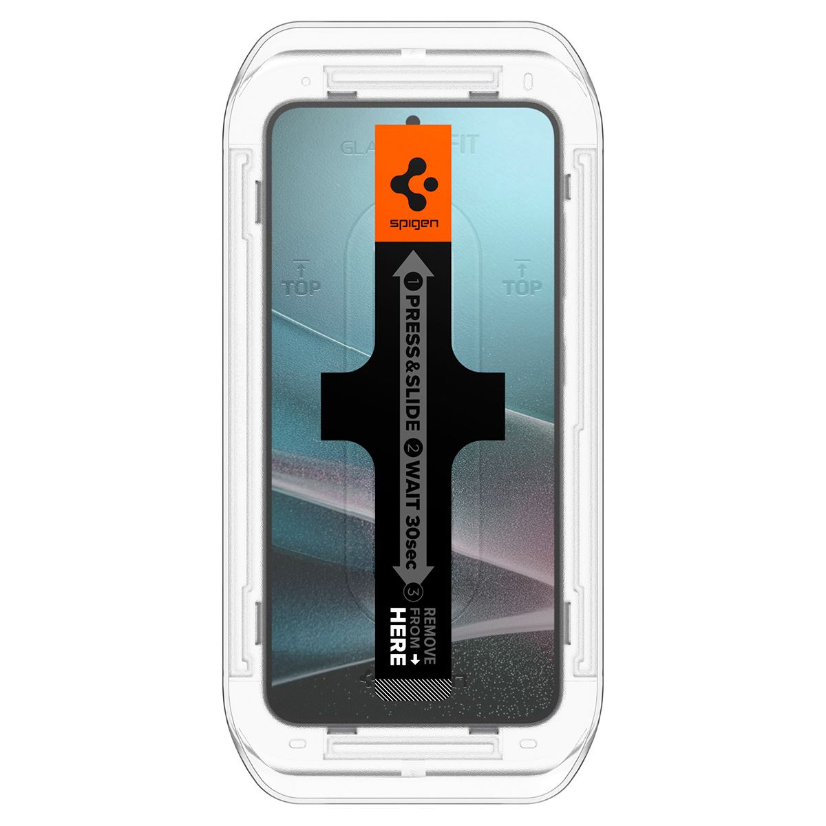 Spigen Glass tR EZ Fit HD (Privacy) 2 Pack - Samsung Galaxy S25/S24 (4)