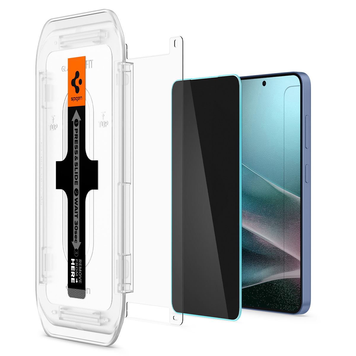 Spigen Glass tR EZ Fit HD (Privacy) 2 Pack - Samsung Galaxy S25/S24 (6)