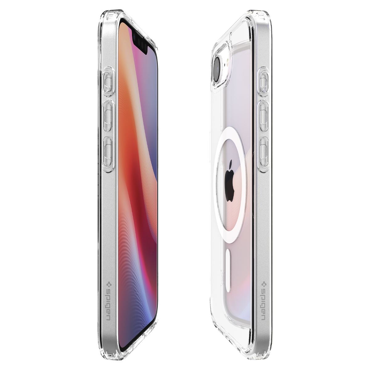 Spigen Crystal Hybrid MagSafe, clear white - iPhone 16e (7)