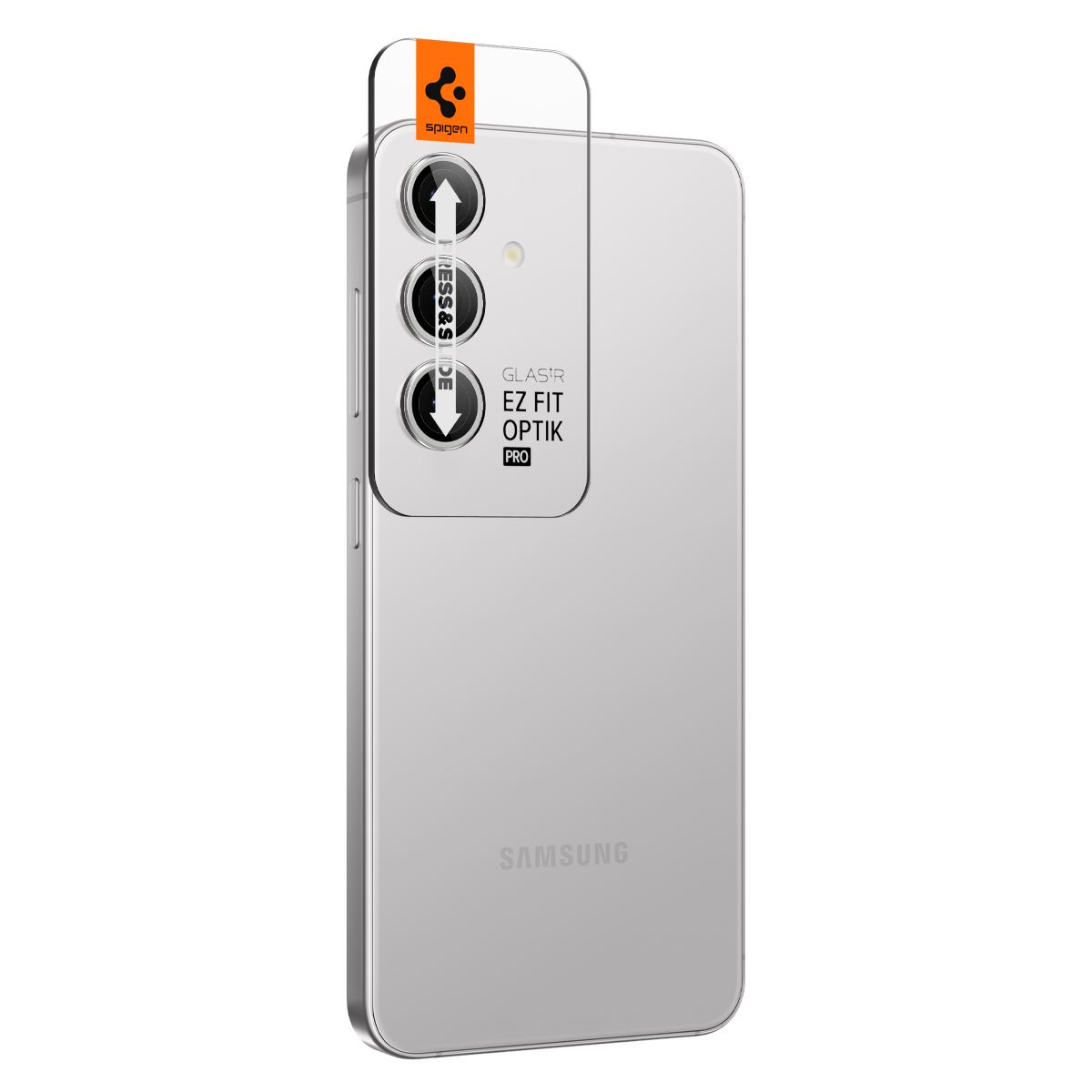 Spigen Glass tR EZ Fit Optik Pro 2 Pack, marble gray - Samsung Galaxy S24+ (2)