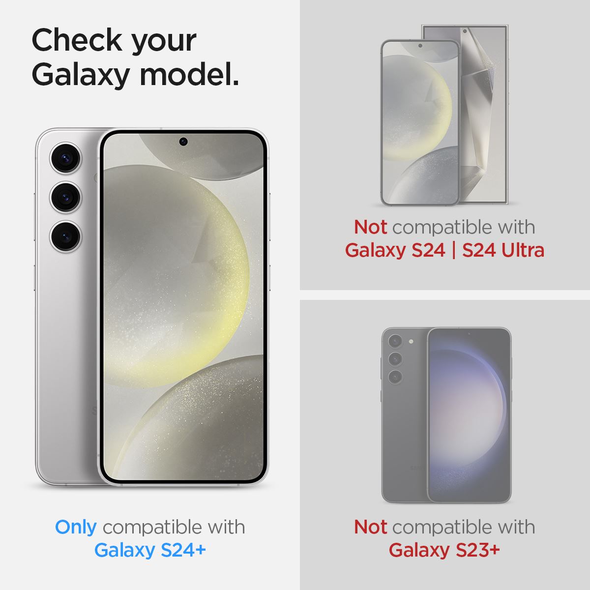 Spigen Glass tR EZ Fit Optik Pro 2 Pack, marble gray - Samsung Galaxy S24+ (7)