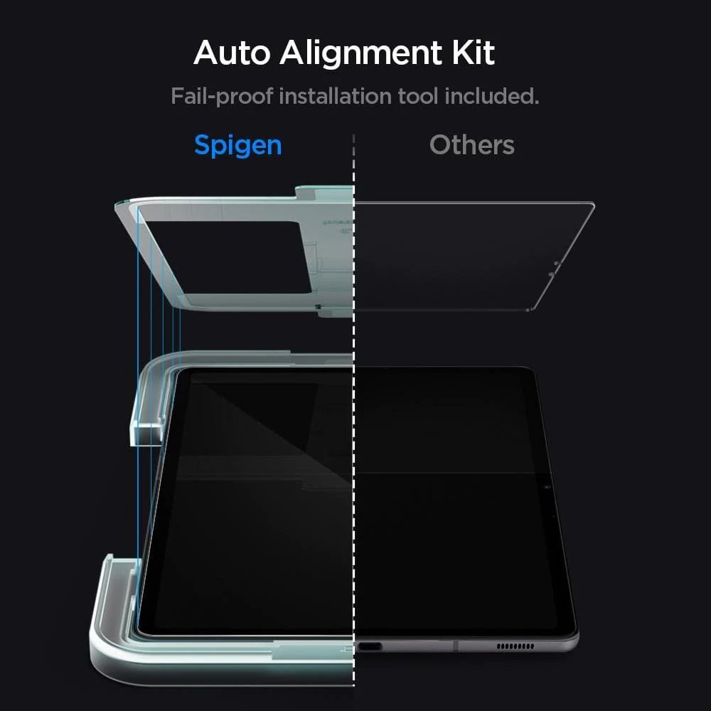 Spigen EZ Fit Glas.tR Slim 1 Pack - Samsung Galaxy Tab S8/S7 (2)