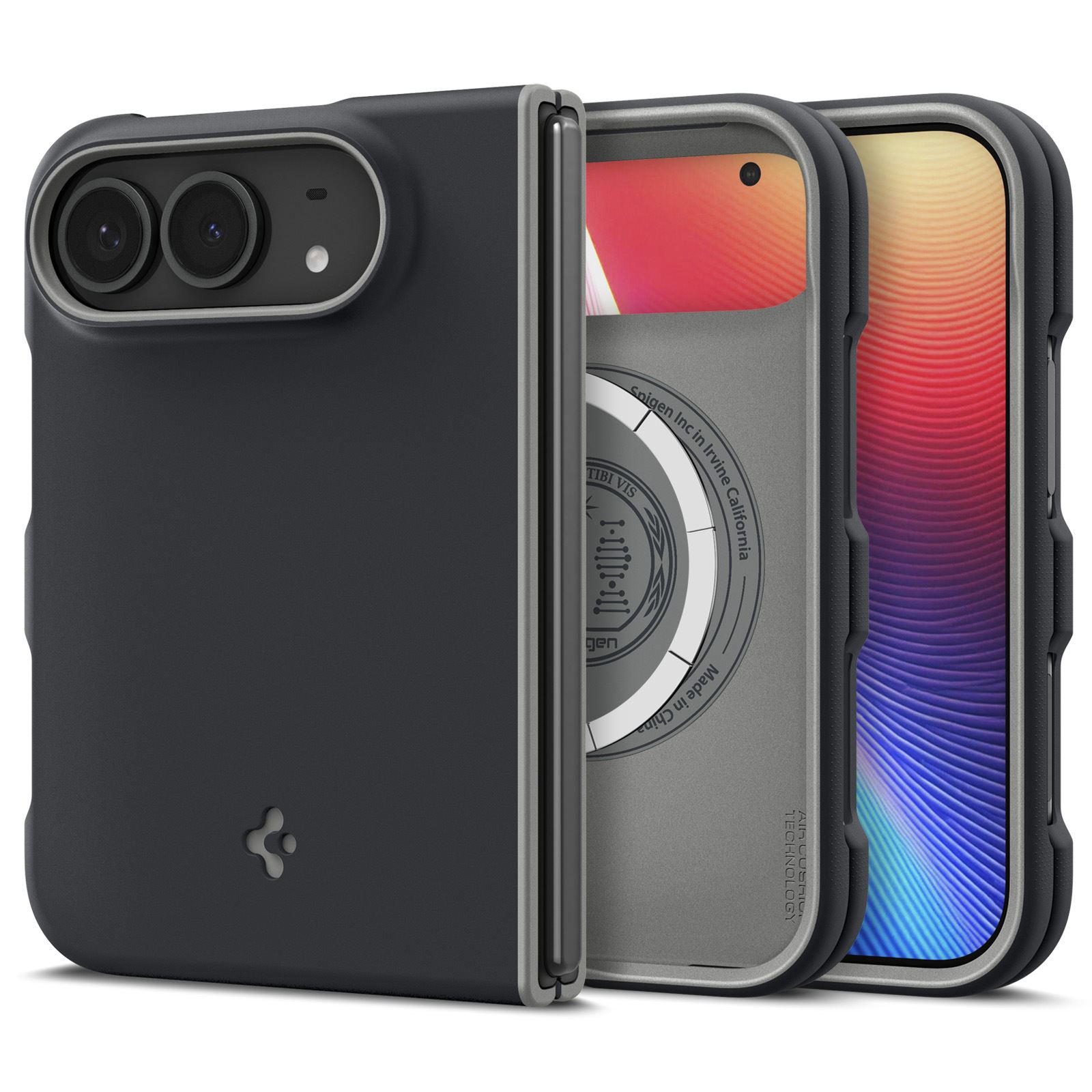 Spigen Nano Pop MagSafe, black sesame - iPhone Duo