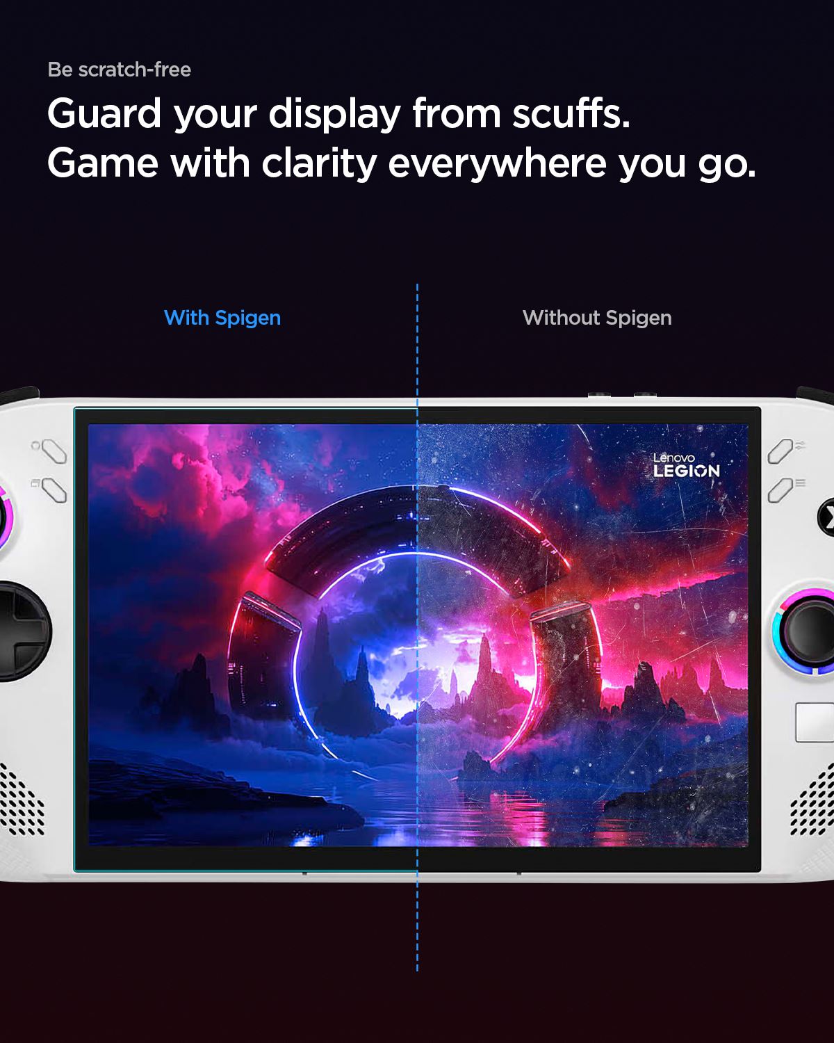 Spigen Glass tR Slim 2 Pack - Lenovo Legion Go S (7)