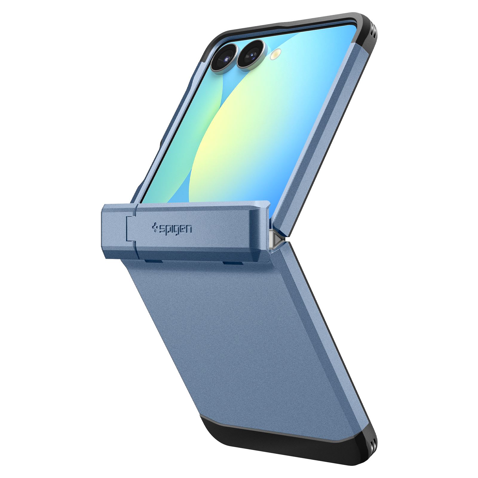 Spigen Tough Armor Pro MagSafe, sierra blue - Samsung Galaxy Z Flip7 (17)