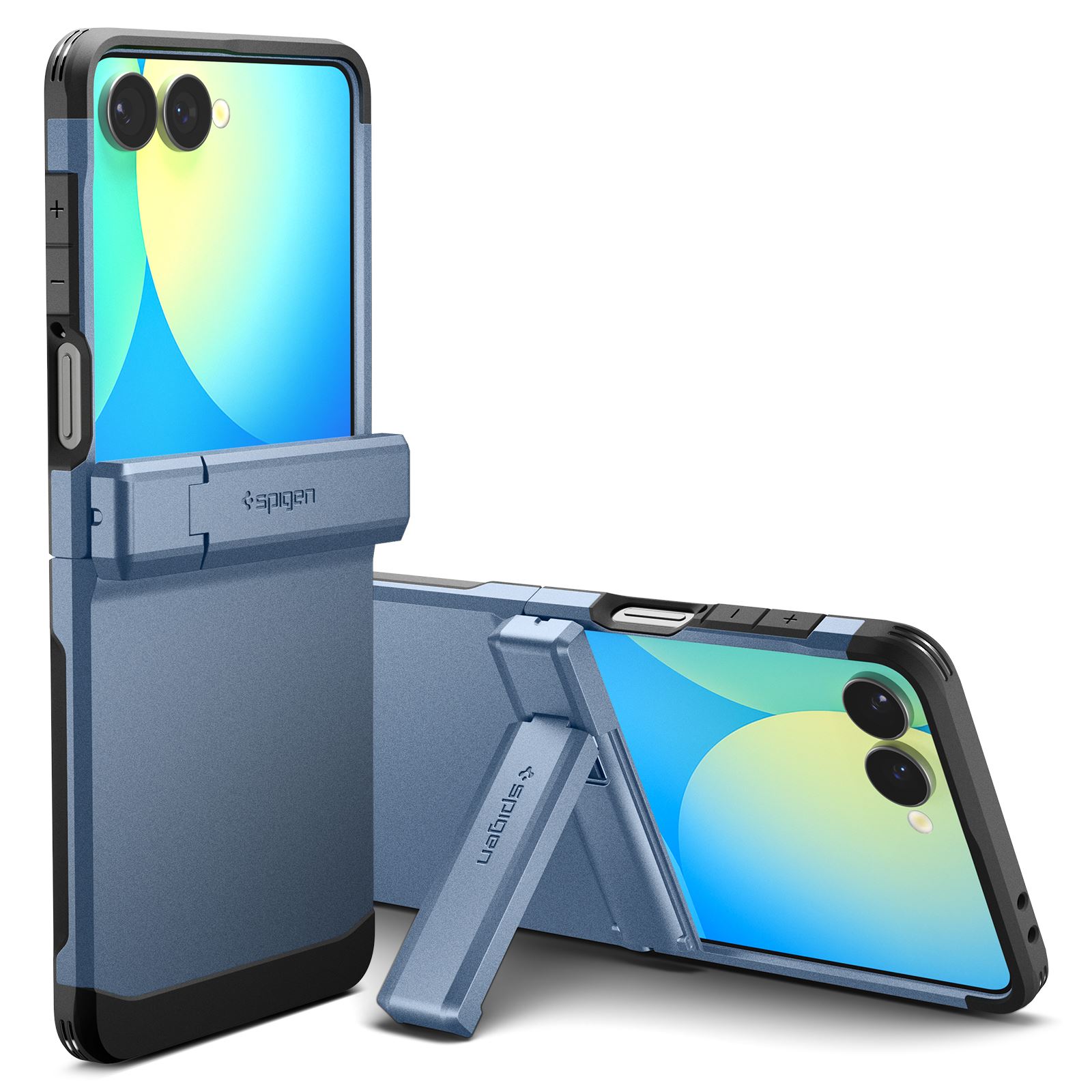 Spigen Tough Armor Pro MagSafe, sierra blue - Samsung Galaxy Z Flip7 (25)