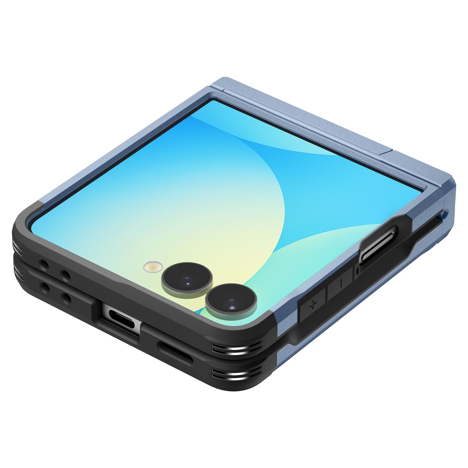 Spigen Tough Armor Pro MagSafe, sierra blue - Samsung Galaxy Z Flip7 (6)