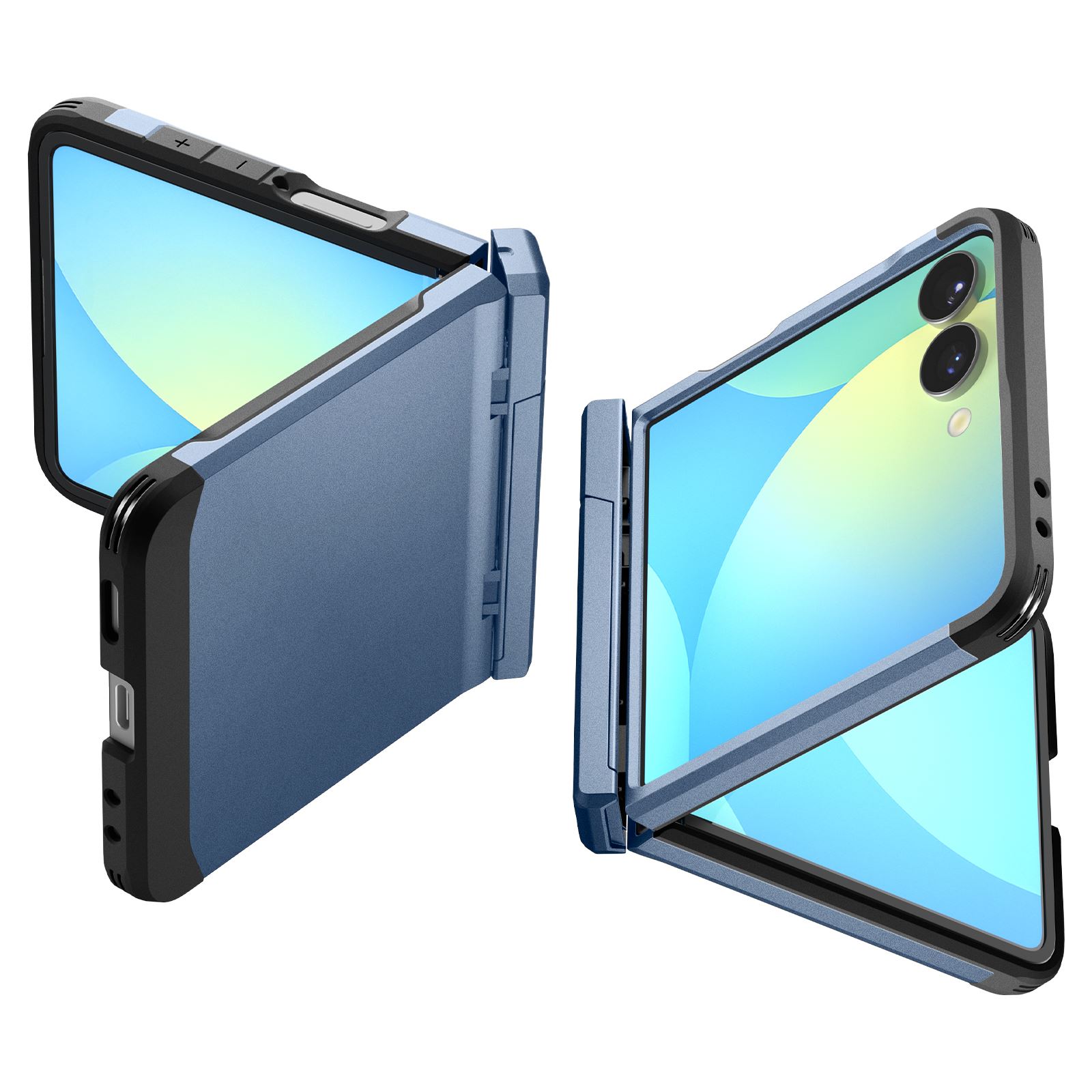 Spigen Tough Armor Pro MagSafe, sierra blue - Samsung Galaxy Z Flip7 (9)