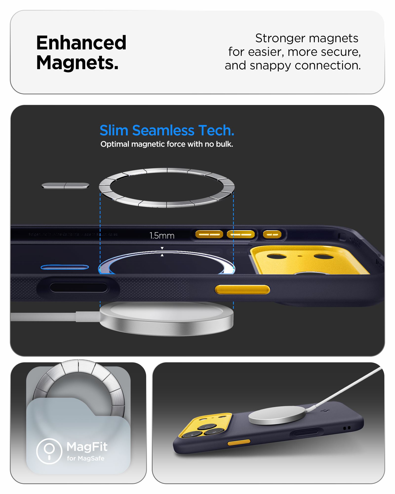 Spigen Nano Pop MagSafe, blueberry navy - iPhone 17 Pro (11)