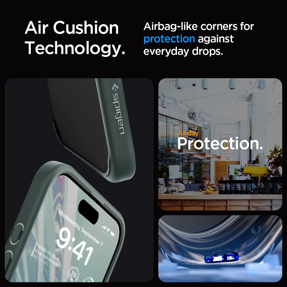 Spigen Ultra Hybrid, frost green - iPhone 15 Pro Max (12)