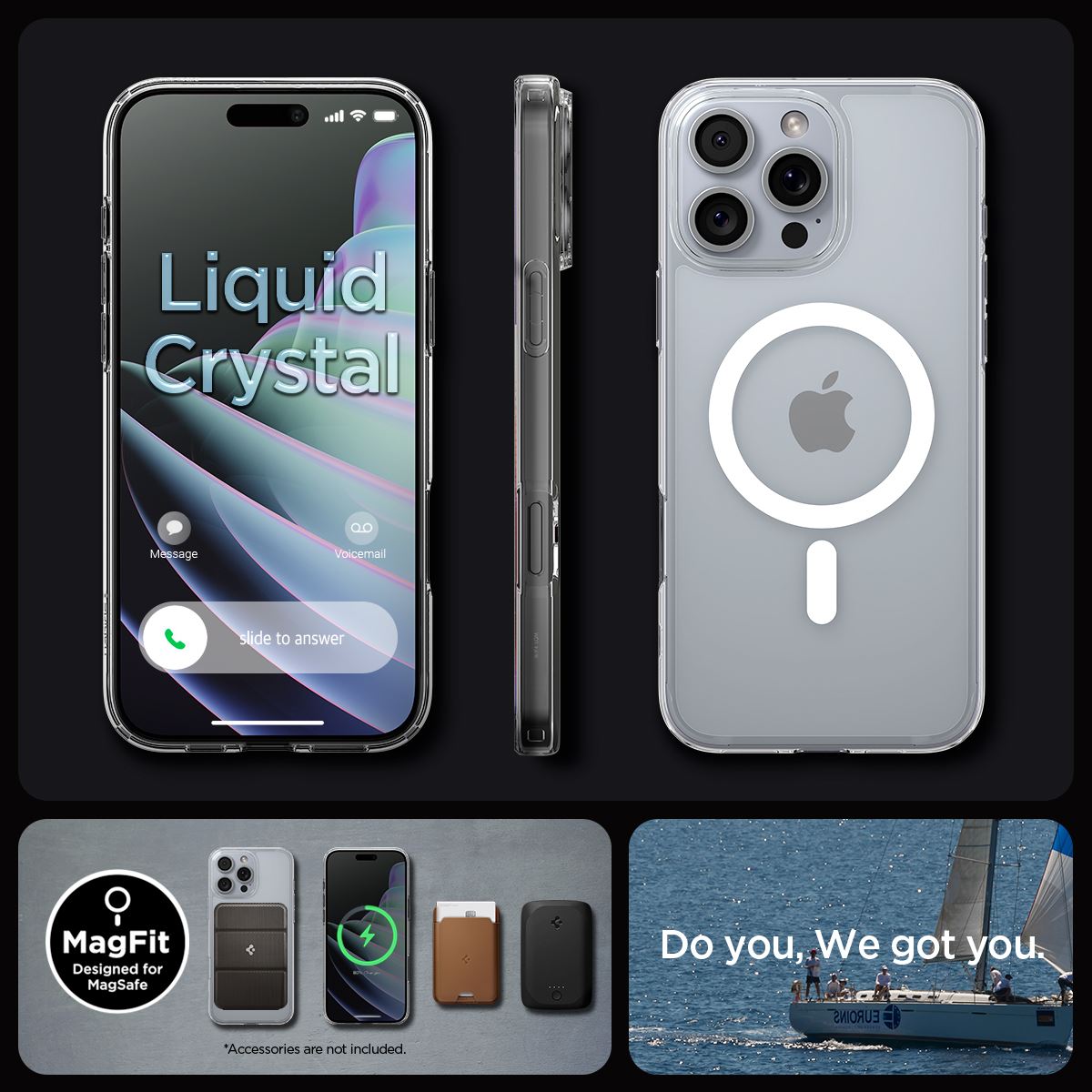 Spigen Liquid Crystal MagSafe, crystal clear - iPhone 16 Pro Max (13)