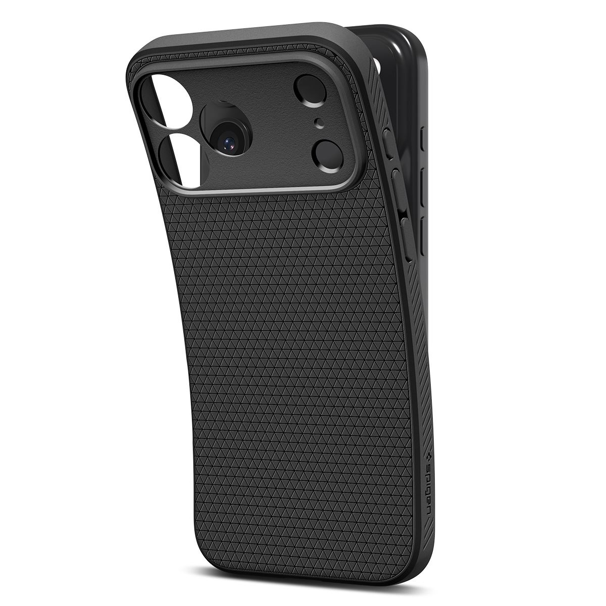 Spigen Liquid Air, matte black - iPhone 17 Pro (6)