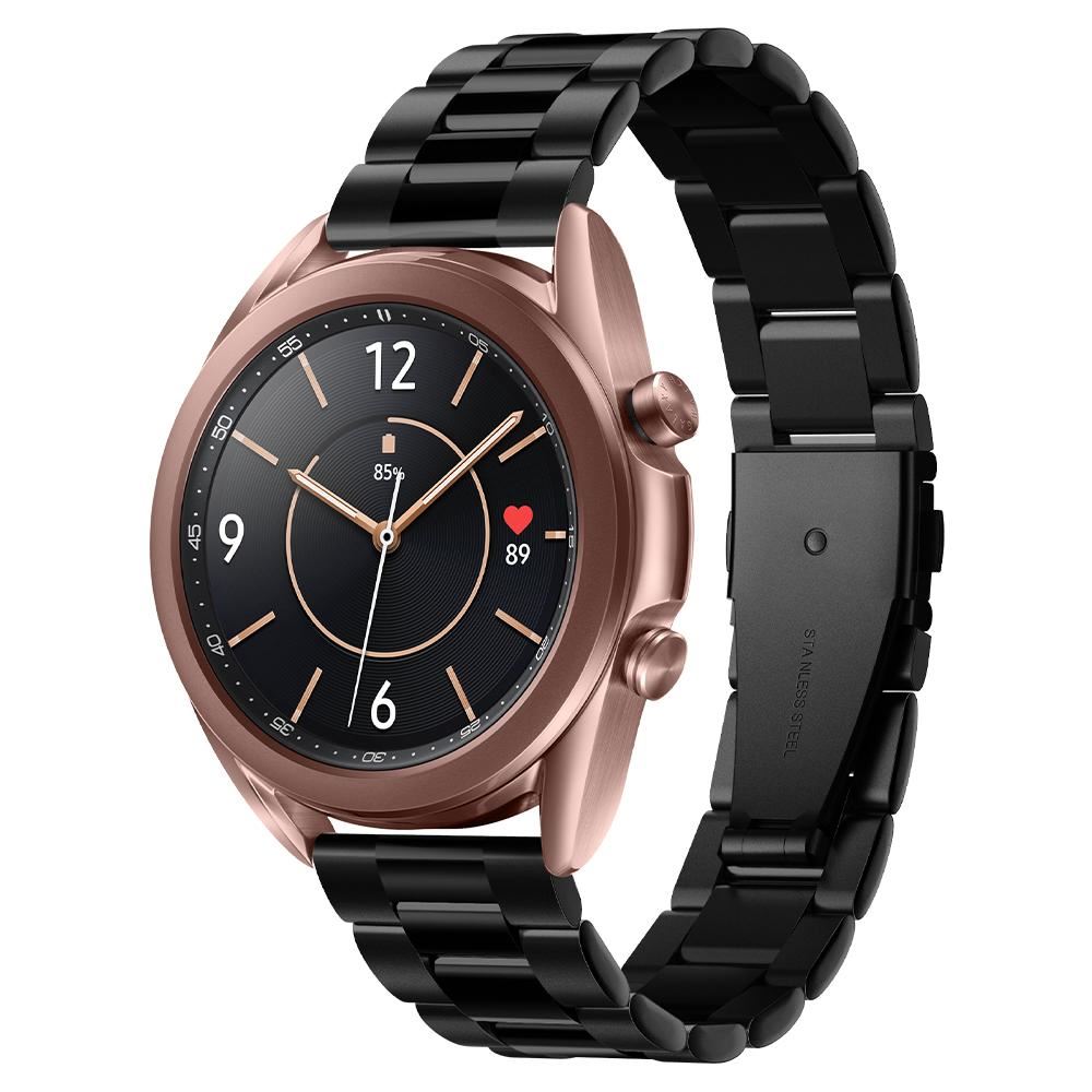 Spigen Modern Fit 20mm, black - Samsung Galaxy Watch 4/Watch Classic 4/Watch 3 41mm/Watch Active 1/2 (2)