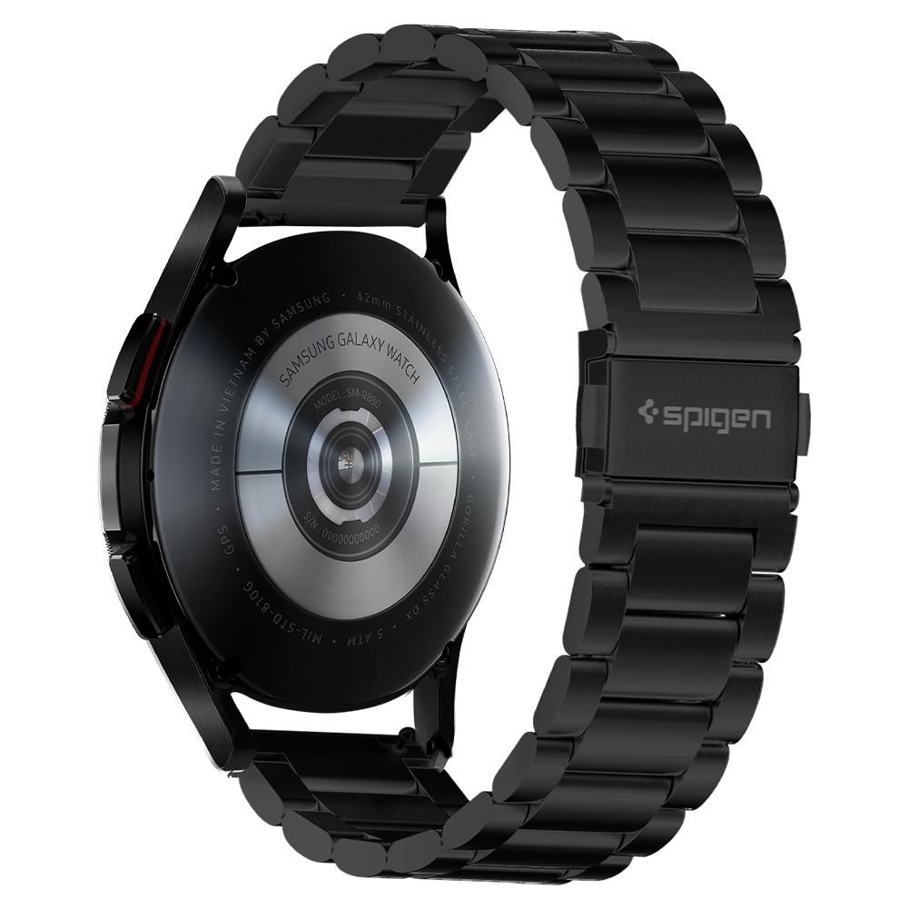 Spigen Modern Fit 20mm, black - Samsung Galaxy Watch 4/Watch Classic 4/Watch 3 41mm/Watch Active 1/2 (3)