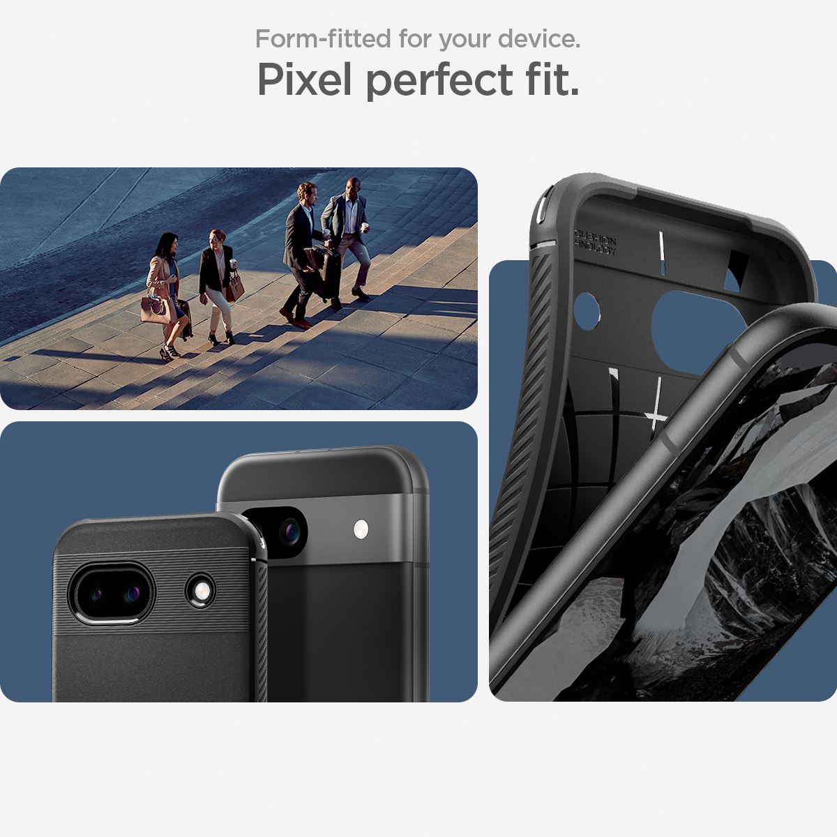 Spigen Rugged Armor, matte black - Google Pixel 8a (14)