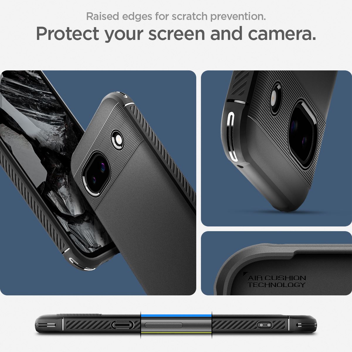 Spigen Rugged Armor, matte black - Google Pixel 8a (16)