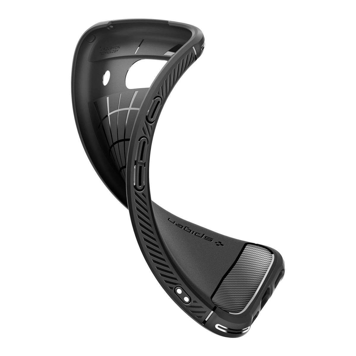 Spigen Rugged Armor, matte black - Google Pixel 8a (8)