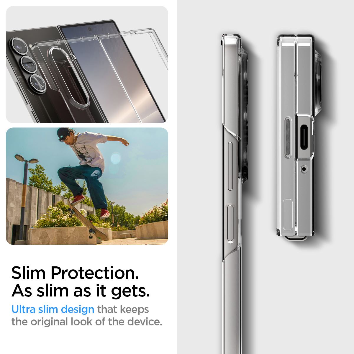 Spigen Air Skin, crystal clear - Samsung Galaxy Z Fold6 (10)