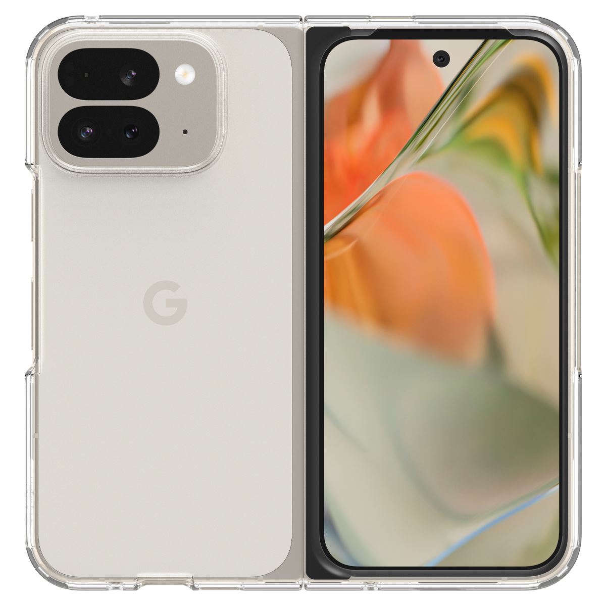 Spigen Ultra Hybrid, crystal clear - Google Pixel 9 Pro Fold (2)