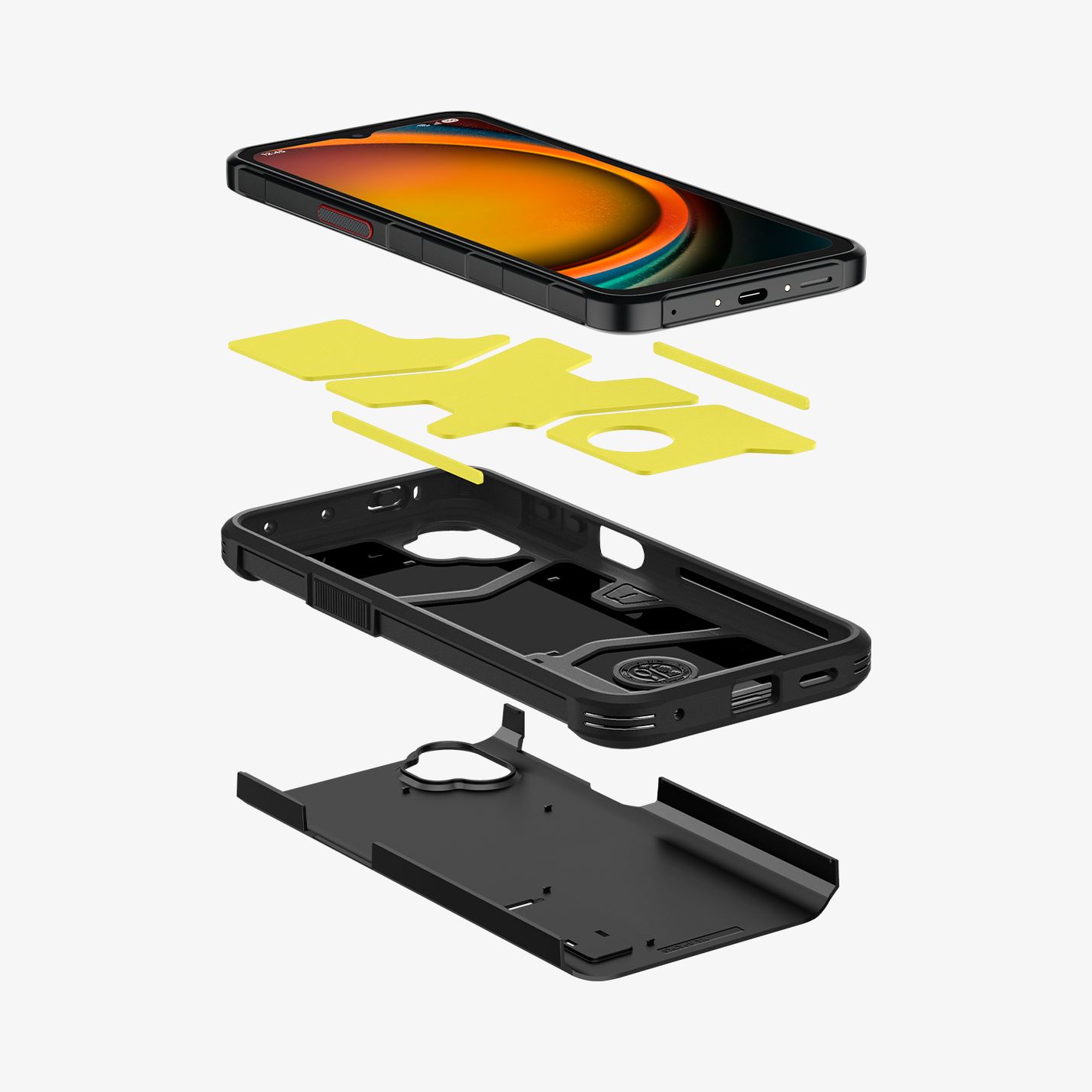 Spigen Tough Armor, black - Samsung Galaxy XCover7 Pro (6)