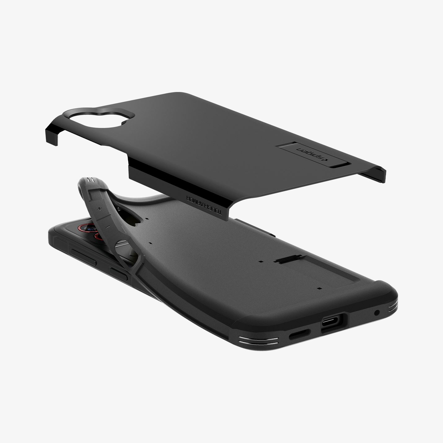 Spigen Tough Armor, black - Samsung Galaxy XCover7 Pro (9)
