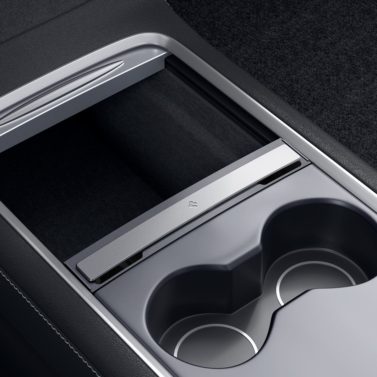 Spigen Tesla Cable Organizer Station, black - Tesla Model Y/3  (5)