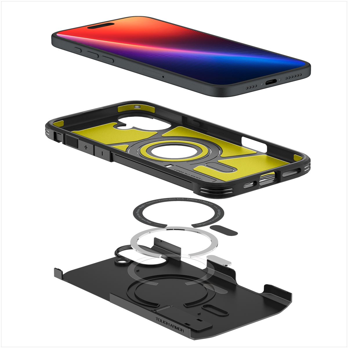 Spigen Tough Armor MagSafe, black - iPhone 16 (9)
