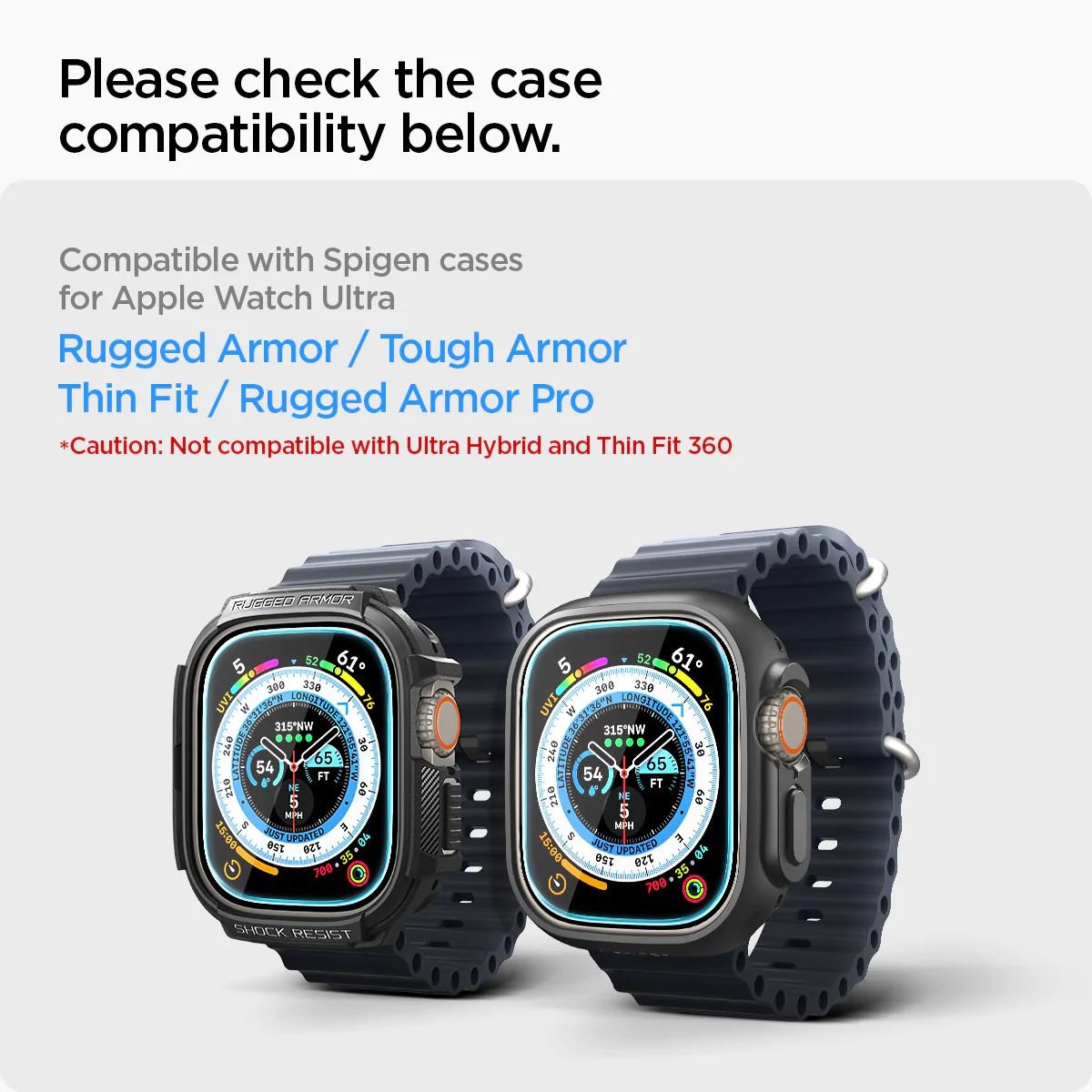 Spigen Glass tR EZ Fit 2 Pack - Apple Watch Ultra 3/2/1 (6)