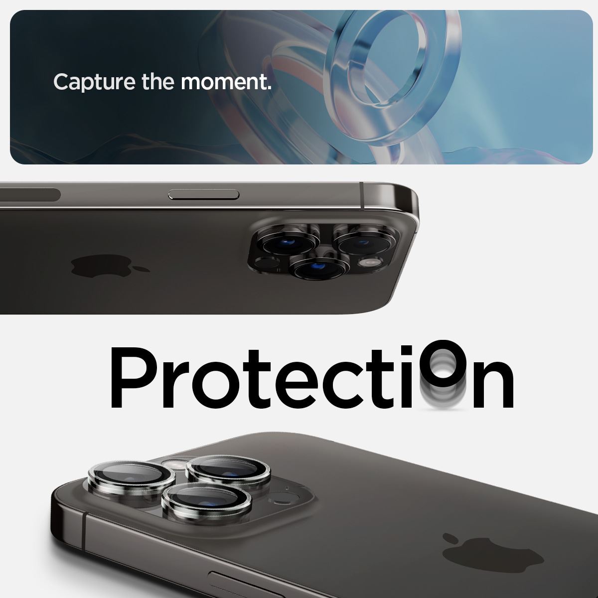 Spigen Glass tR EZ Fit Optik Pro 2 Pack, cc - iPhone 17/16/15/14 Pro / 17/16/15/14 Pro Max (6)