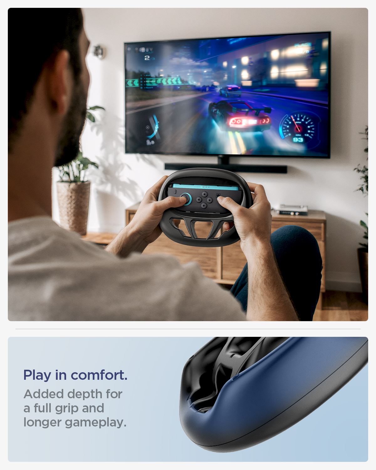 Spigen Joy-Con Handle NS101, black - Nintendo Switch 2 (17)