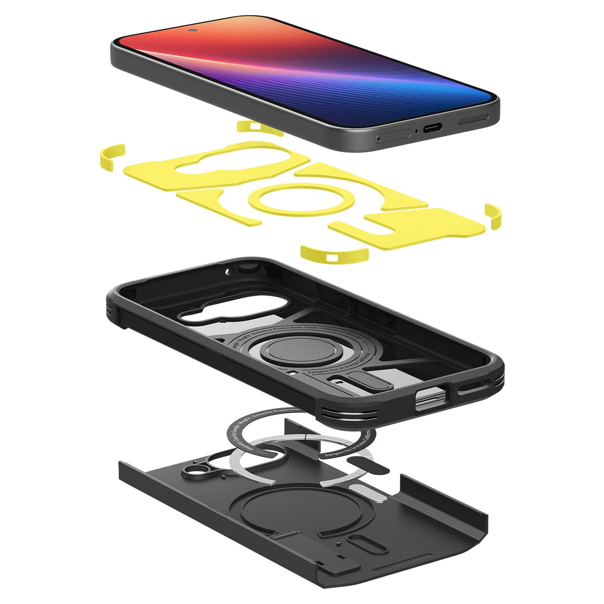 Spigen Tough Armor MagSafe, black - Google Pixel 9a (8)