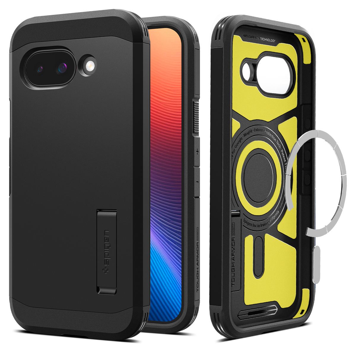 Spigen Tough Armor MagSafe, black - Google Pixel 9a