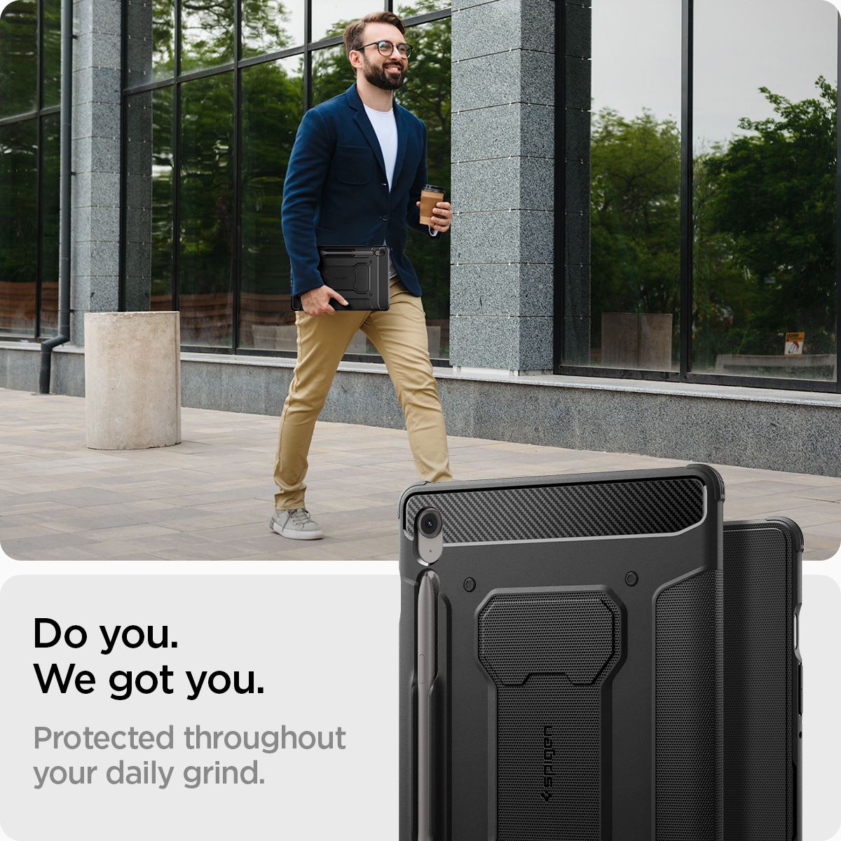 Spigen Rugged Armor Pro, black - Samsung Galaxy Tab S10 FE+ (13)